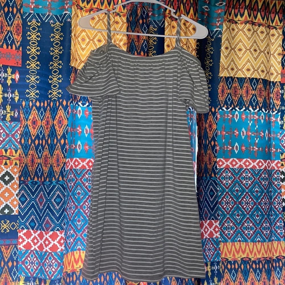 MIK off-the-shoulder mini dress